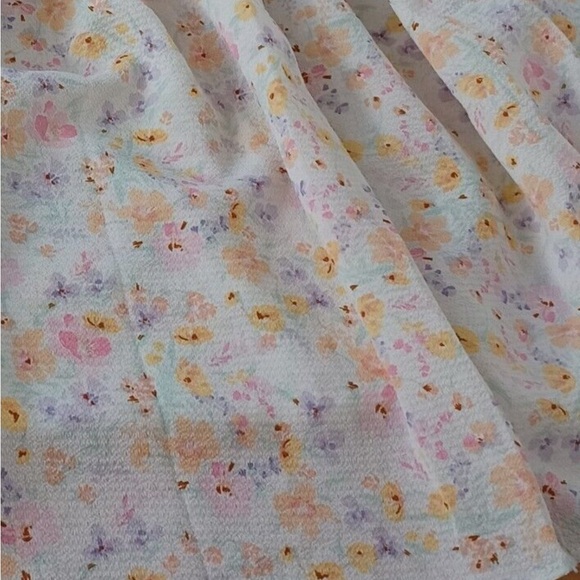 Bcbgeneration Floral Ruffle Strap Tiered Maxi Dress In Whimsical Fields Size 12 - Picture 6 of 7